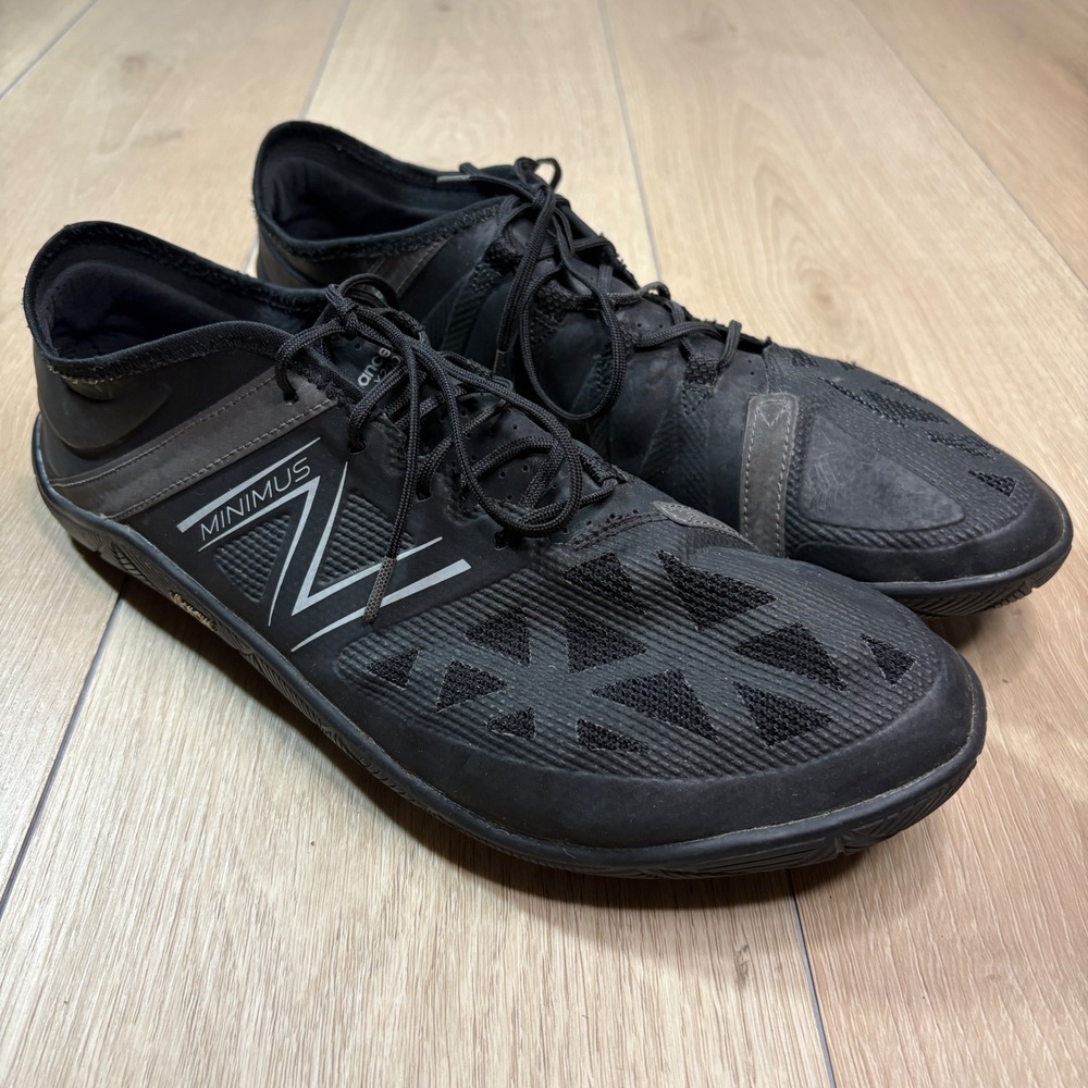 New Balance Minimus X200 Mens Cross Training Shoes Black Vibram MX20BK Size 12